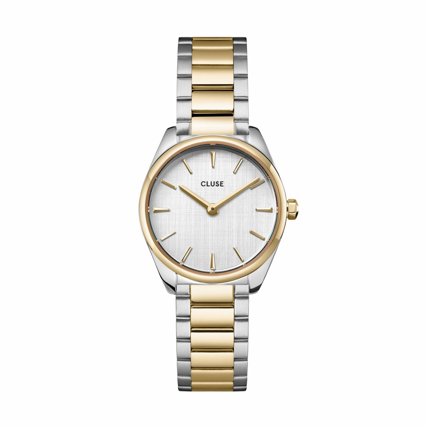 CLUSE Feroce Mini White /Steel Bicolour Watch CW11708 