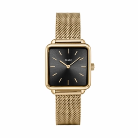 Cluse La Tetragone Gold Black/Gold Mesh 