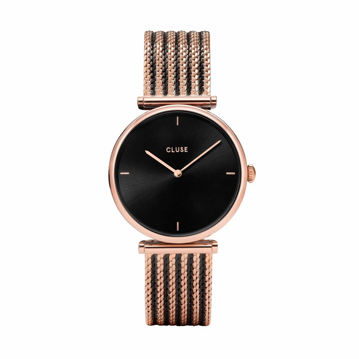 CLUSE Triomphe Mesh Bicolour Rose Gold Watch CW0101208005 