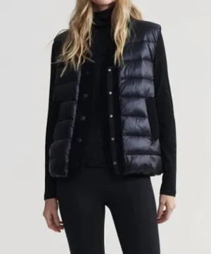Colwyn Padded Vest In Black