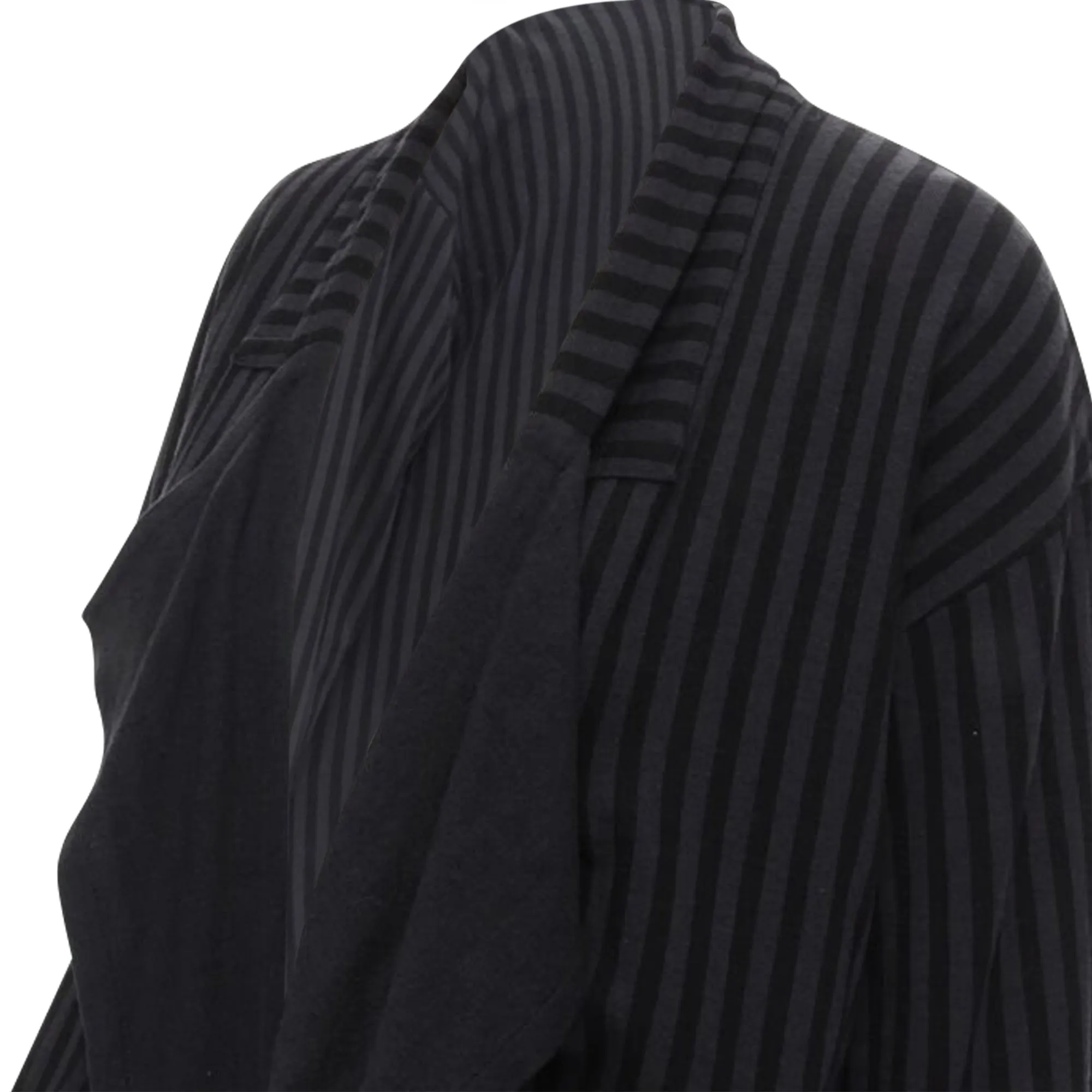 Comme Des Garcons striped wool draped jacket