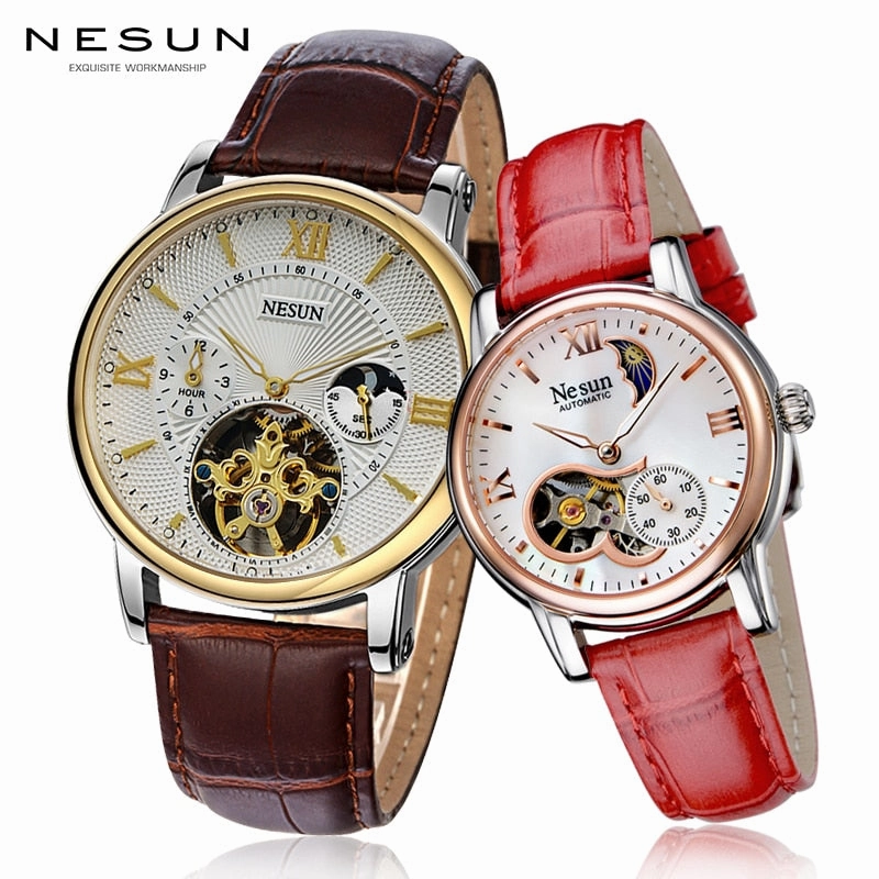 Couple watches For Lovers luxury top brand waterproof casual style New Fashion Mechanical Men Women Leather watch High quality,seiko watches,mens watches,couple watches,watches designer,watches discount,watches for women,cople watchescouple watches luxury,