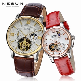 Couple watches For Lovers luxury top brand waterproof casual style New Fashion Mechanical Men Women Leather watch High quality,seiko watches,mens watches,couple watches,watches designer,watches discount,watches for women,cople watchescouple watches luxury,
