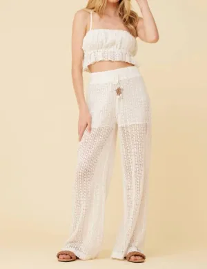 Crochet Top In White