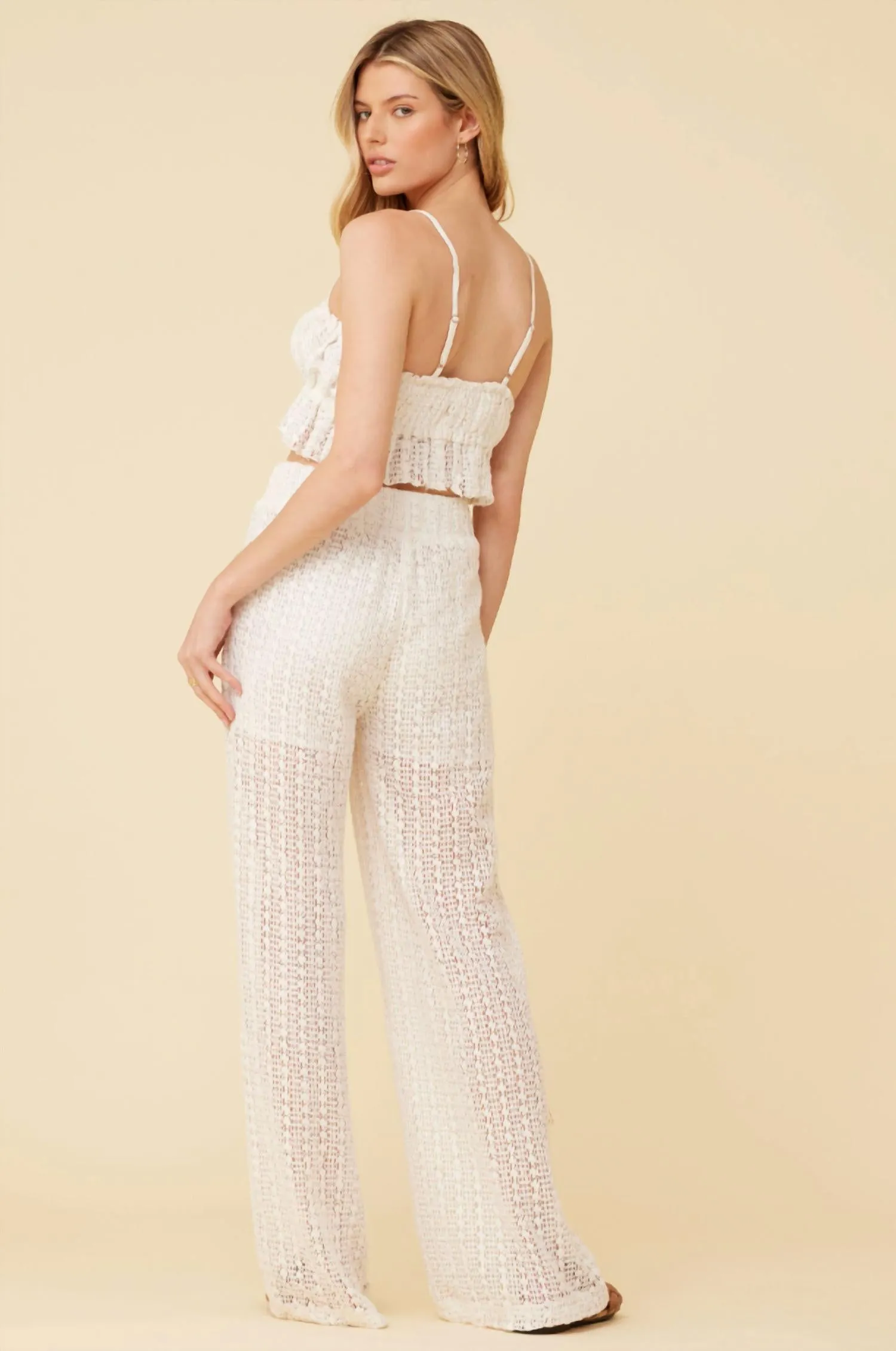 Crochet Top In White