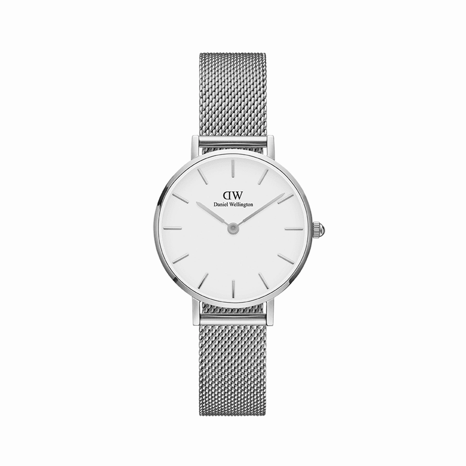 Daniel Petite 28mm Sterling S White Wellington DW00100220,quartz watch, quartz watches for men, quartz watches for women, best quartz watch, minimalist quartz watch, luxury quartz watch, waterproof quartz watch,analog quartz watch, digital quartz watch,aff