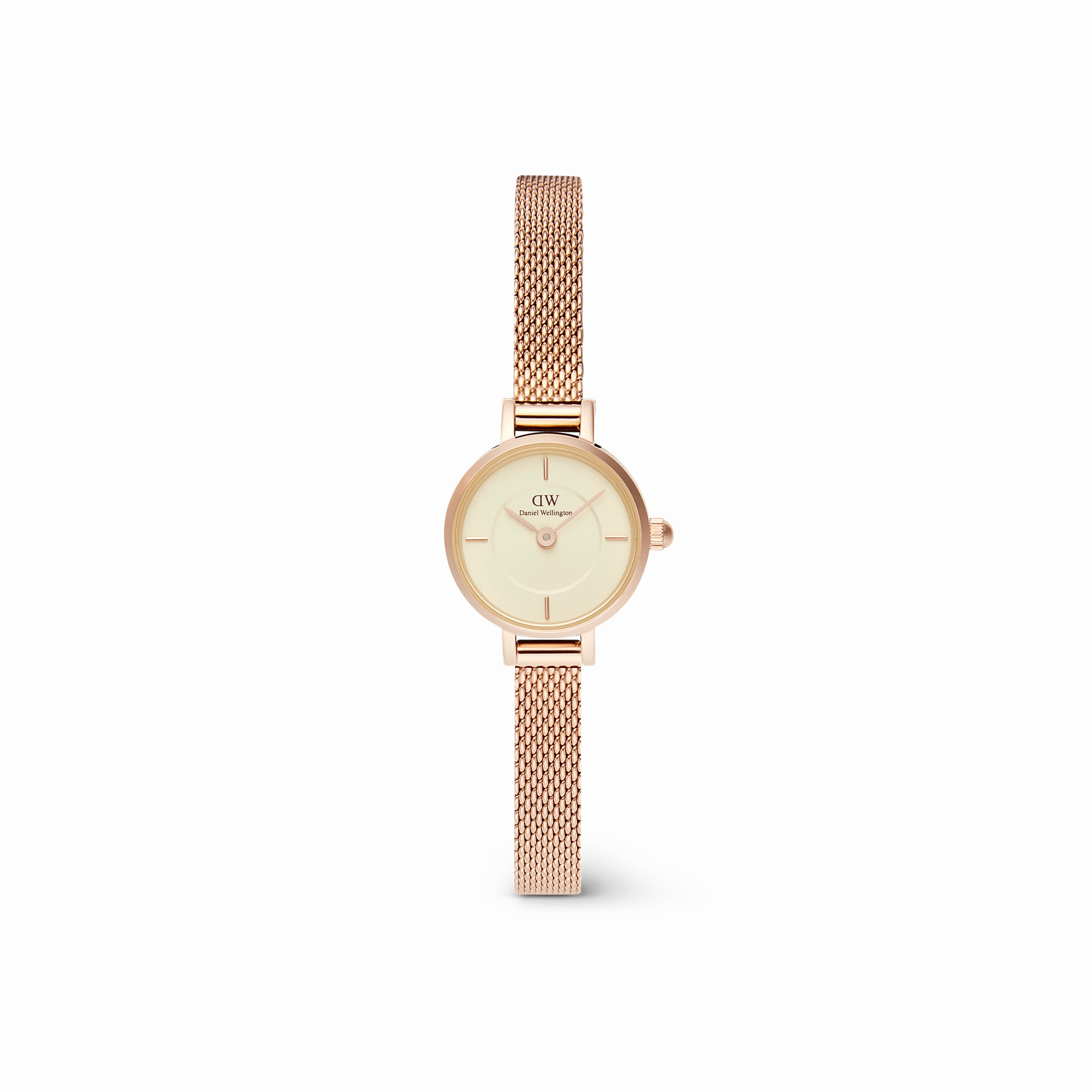 Daniel Wellington 19mm Petite Mini Champagne Melrose Watch 