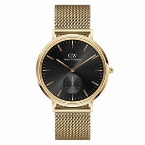 Daniel Wellington Classic Multi-Eye Evergold Onyx Black Dial Watch DW00100713,quartz watch, quartz watches for men, quartz watches for women, best quartz watch, minimalist quartz watch, luxury quartz watch, waterproof quartz watch,analog quartz watch, digi