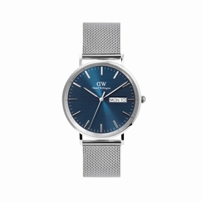 Daniel Wellington Classic Sterling Arctic Blue Dial Watch DW00100833 