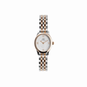 Daniel Wellington Ophelia Mini Beans Link White Dial Watch DW00100810 