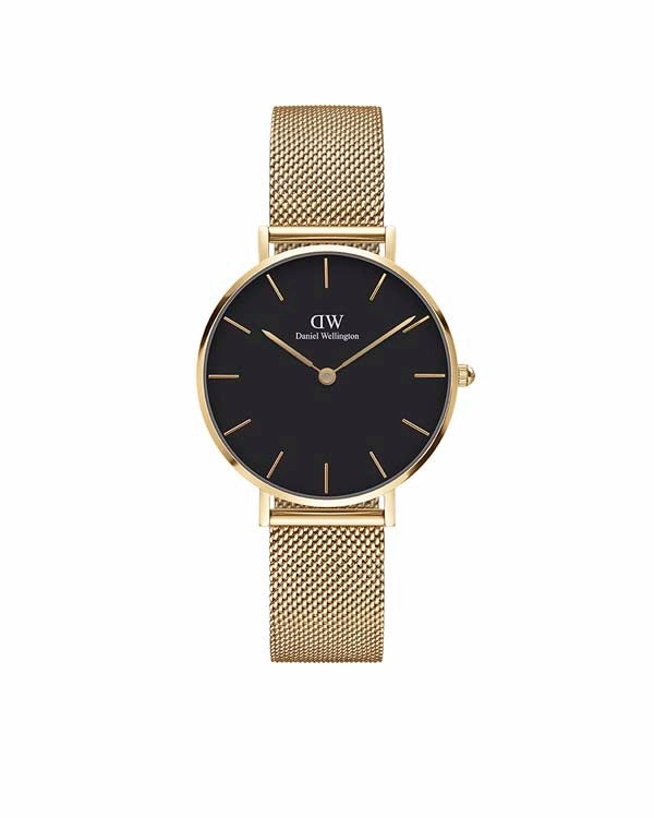 Daniel Wellington Petite 32 Evergold Gold Black Watch 