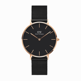 Daniel Wellington Petite 36mm Ashfield Black Dial Watch DW00100307 