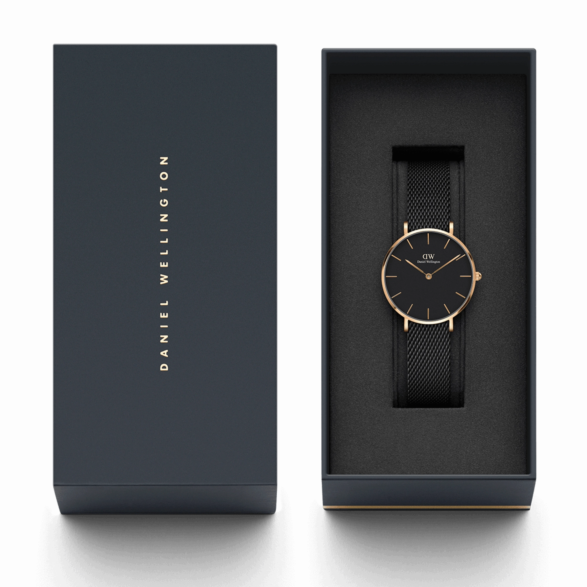 Daniel Wellington Petite 36mm Ashfield Black Dial Watch DW00100307