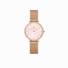 Daniel Wellington Petite Lumine 28mm Bezel Melrose Pink Watch DW00100663 