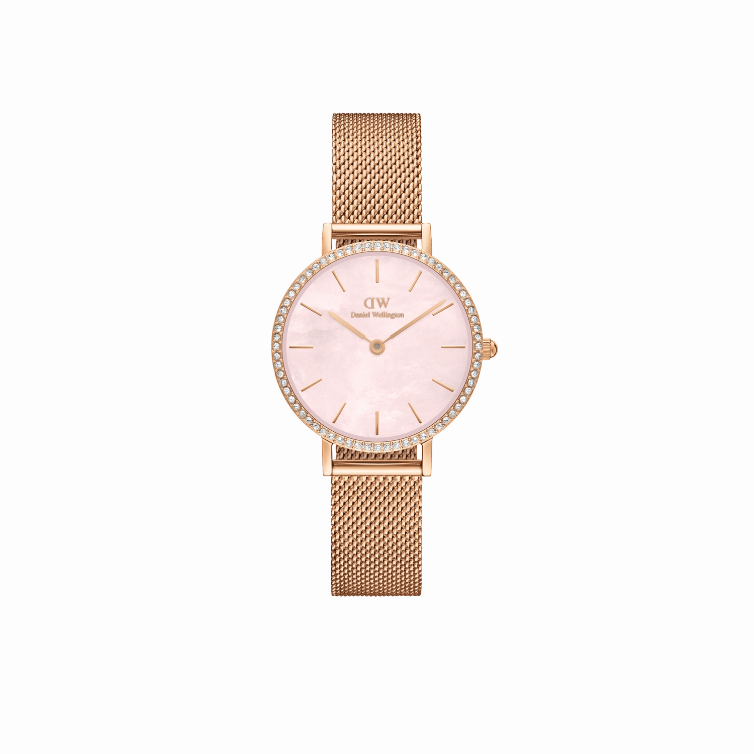Daniel Wellington Petite Lumine 28mm Bezel Melrose Pink Watch DW00100663 