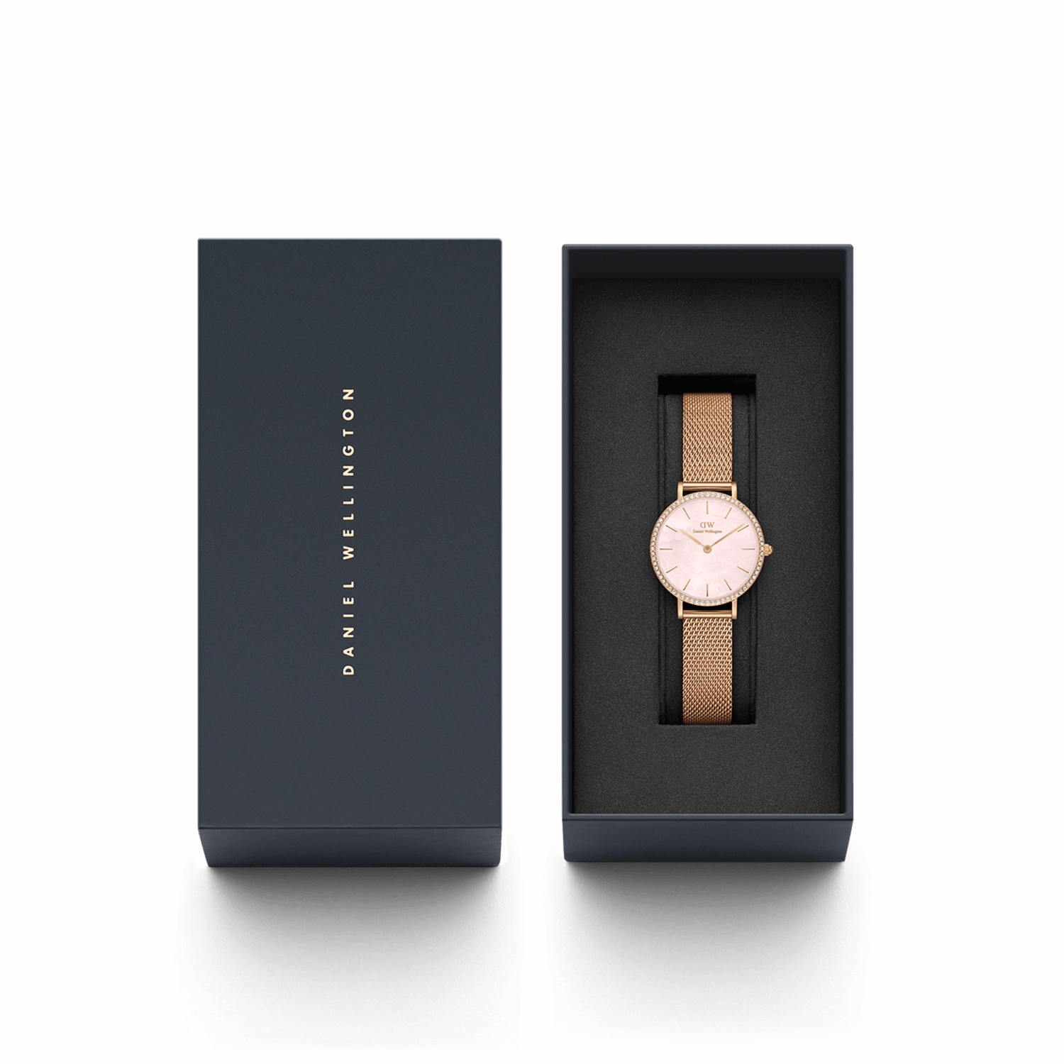 Daniel Wellington Petite Lumine 28mm Bezel Melrose Pink Watch DW00100663