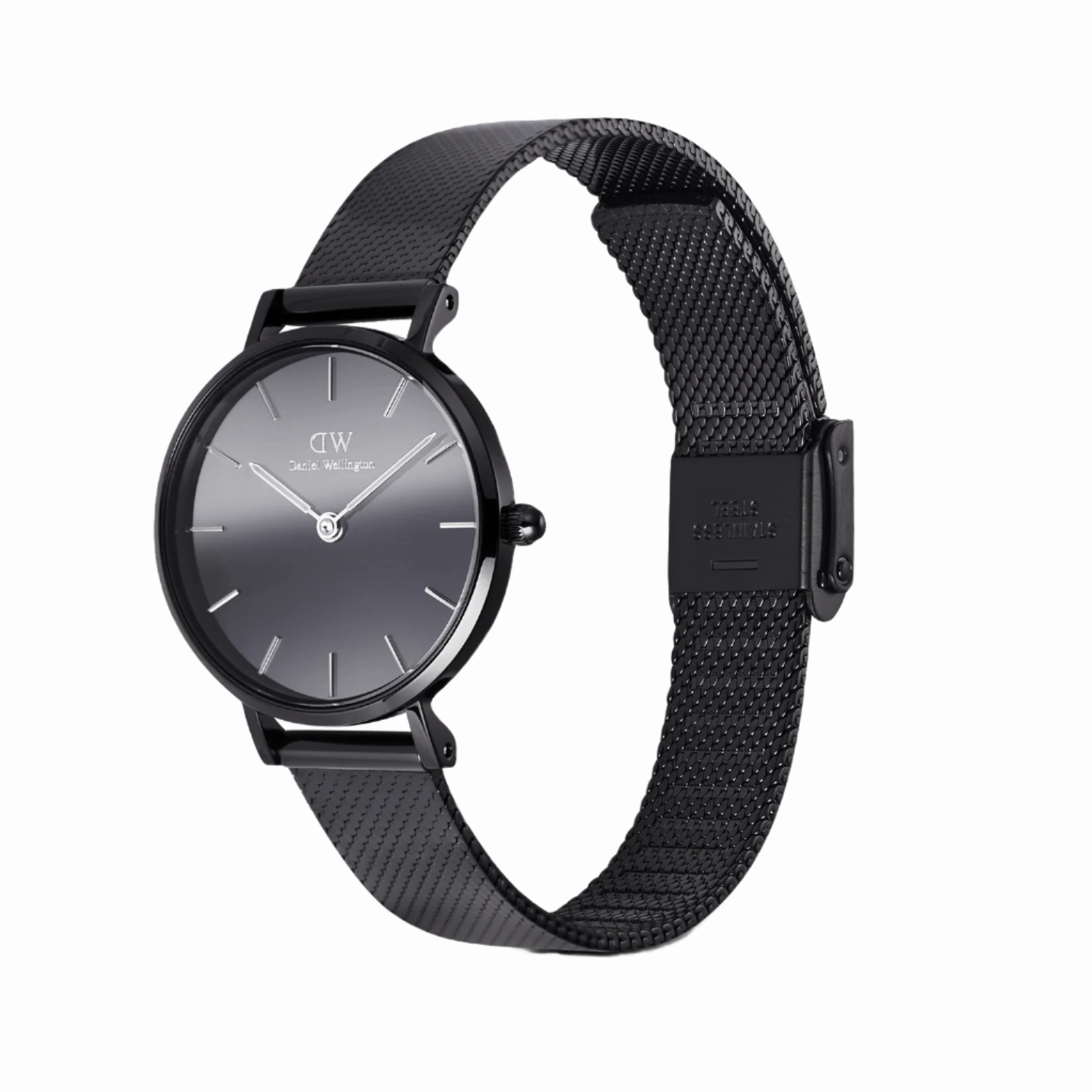 Daniel Wellington Petite Mirror Reflection Black Dial Watch DW00100798