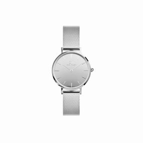 Daniel Wellington Petite Mirror Reflection Silver Dial Watch DW00100796 