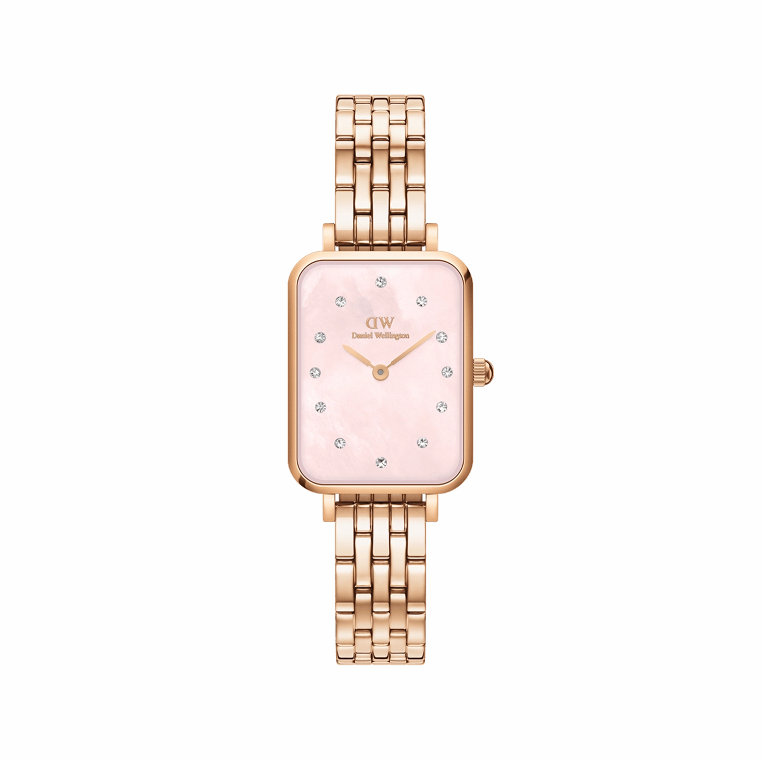 Daniel Wellington Quadro Lumine 5-Link Melrose 20X26 Watch DW00100621 