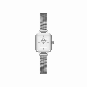 Daniel Wellington Quadro Mini Sterling White Dial Watch DW00100726,quartz watch, quartz watches for men, quartz watches for women, best quartz watch, minimalist quartz watch, luxury quartz watch, waterproof quartz watch,analog quartz watch, digital quartz 