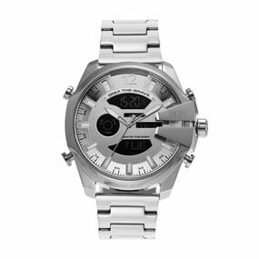 Diesel Stylish Mega Chief Ana-Digi Stainless Steel Timepiece DZ4648,quartz watch, quartz watches for men, quartz watches for women, best quartz watch, minimalist quartz watch, luxury quartz watch, waterproof quartz watch,analog quartz watch, digital quartz