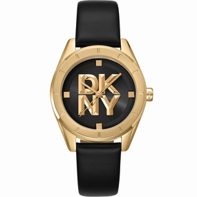 DKNY Chambers Midi DK1L016L0025 Affordable Leather Watch Leather Watch Discount