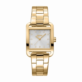 DKNY City Midi Silver Dial Stainless Steel Watch DK1L004M0055 