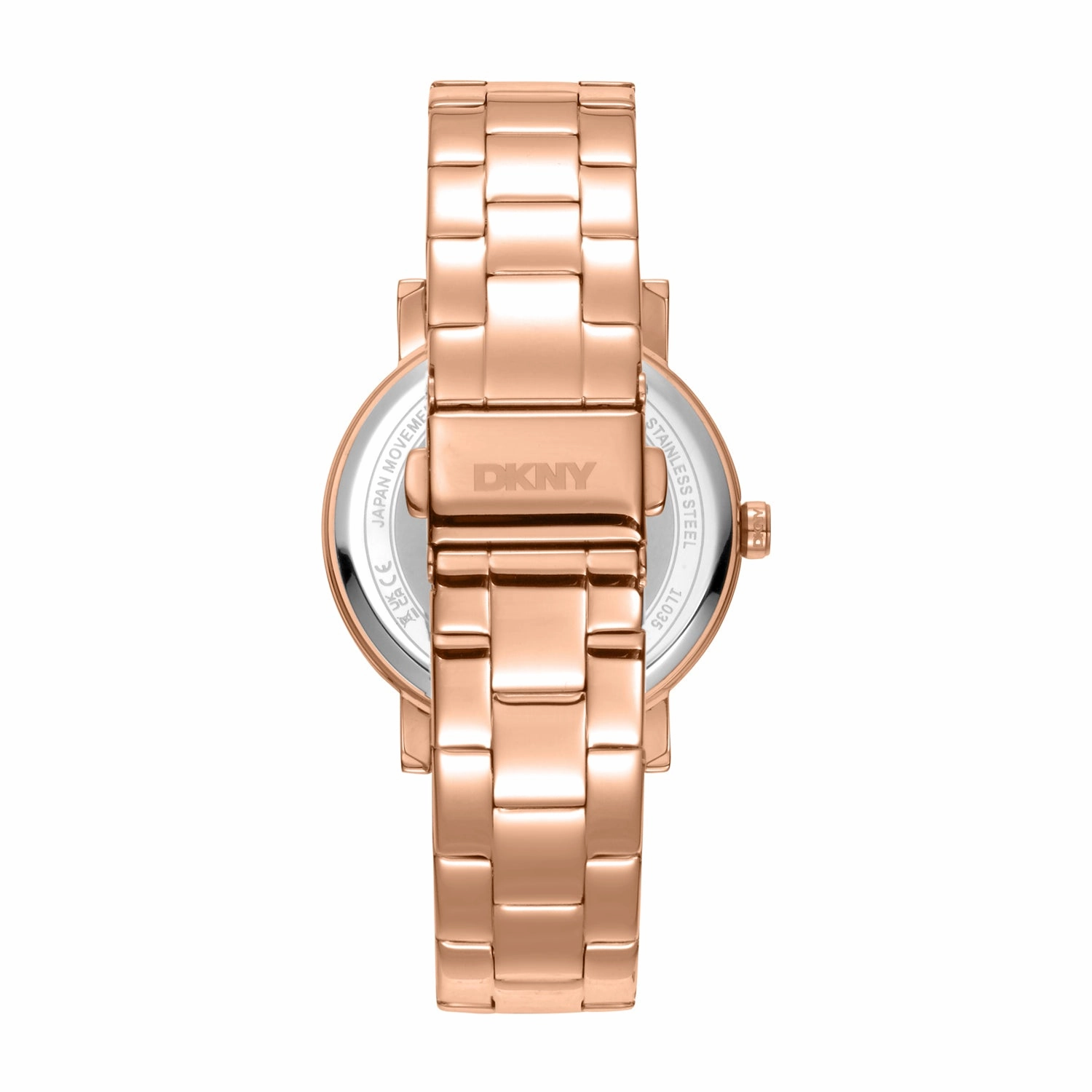 DKNY Soho Logo Silver Dial Stainless Steel Watch DK1L035M0225