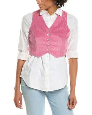DONNI. Cord Cropped Vest
