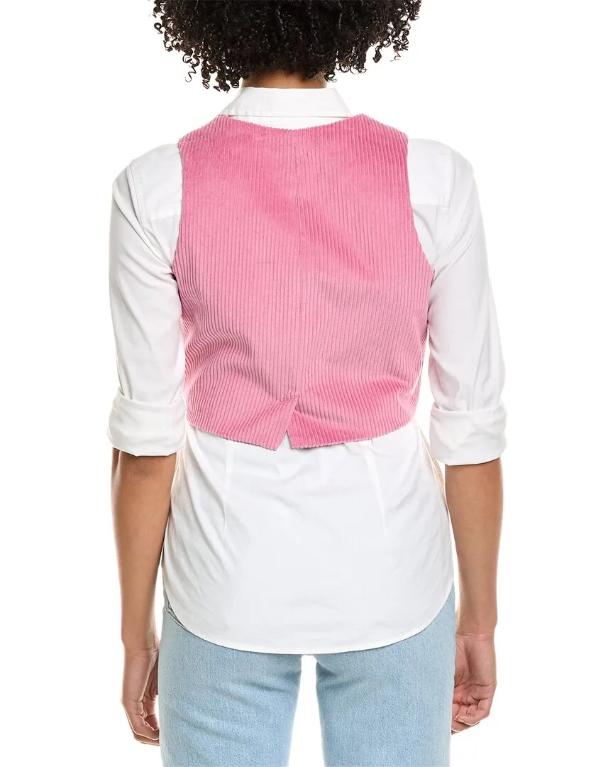 DONNI. Cord Cropped Vest