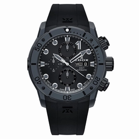 Edox CO-1 Carbon Chrongraph Automatic Men's Watch 01125CLNGNNING 