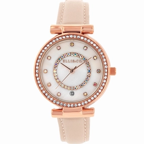 Ellis & Co Pyper Affordable Leather Watch Leather Watch Discount
