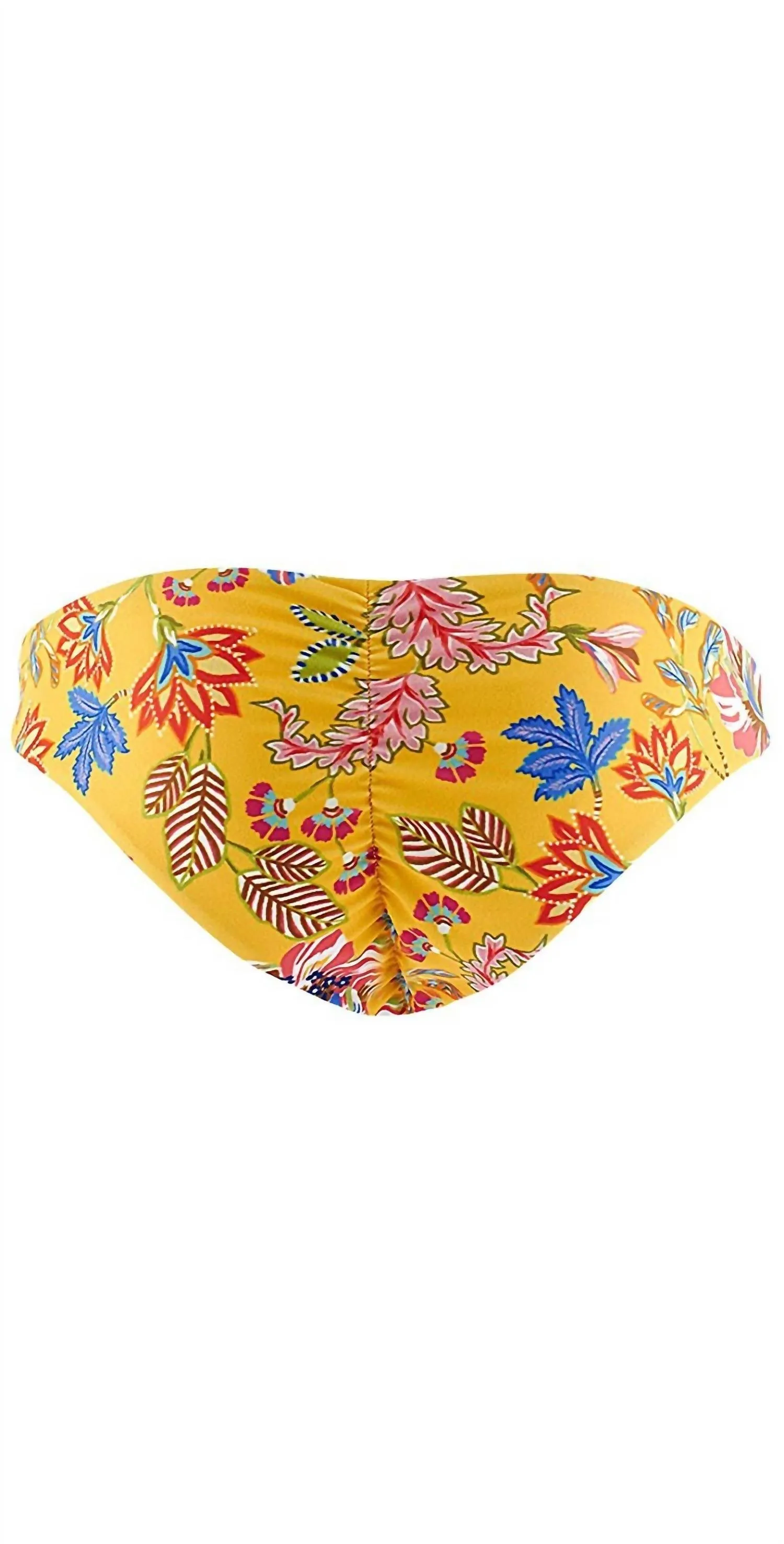 Emma Brazilian Cut Hipster Bikini Bottom Swimsuit In Sunshine Gold