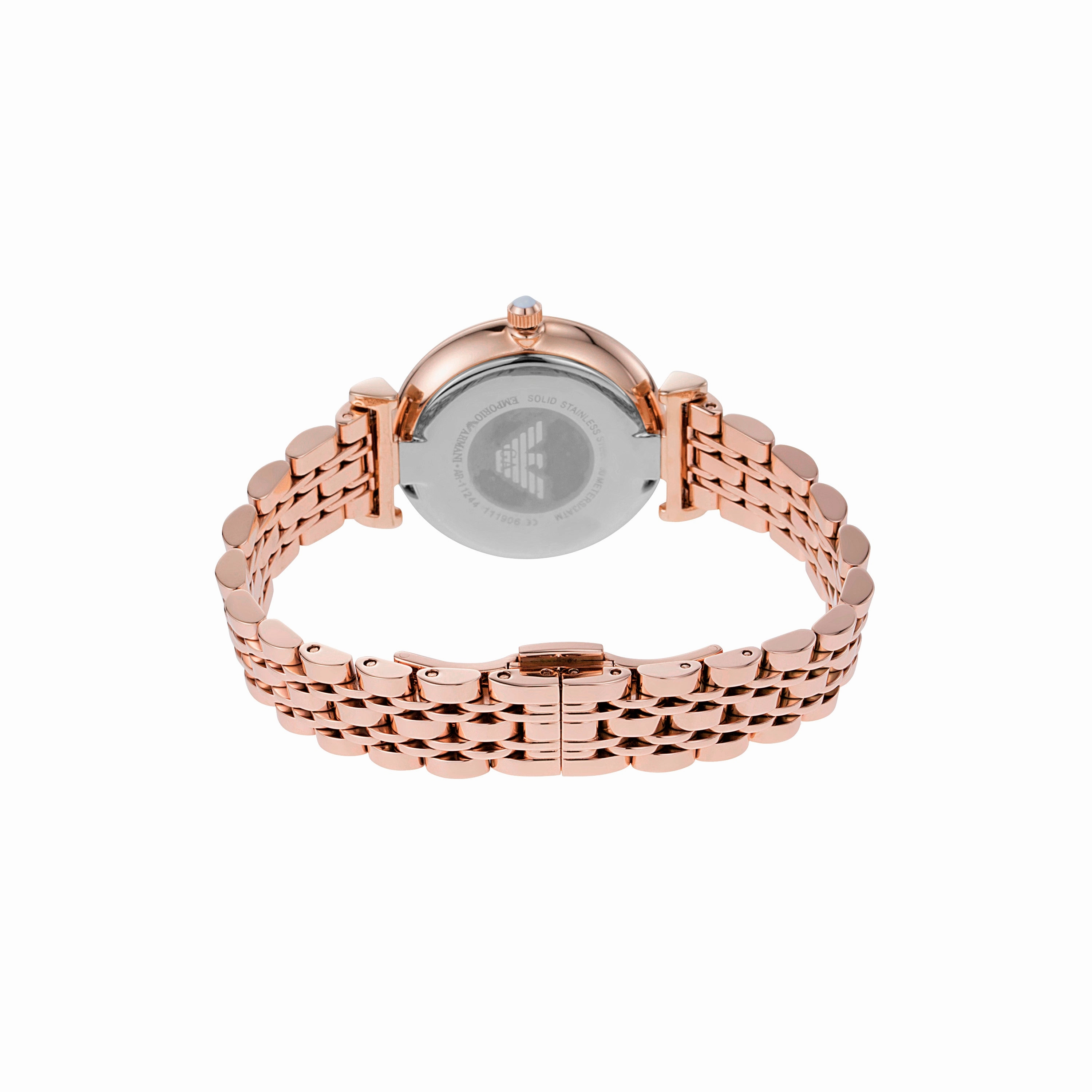 Emporio Armani Women's Rose Gold Stainless Steel Watch AR11244