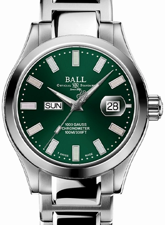 Engineer III Marvelight Chronometer Day-Date Green - Ltd Ed 1000pcs Ref. NM9036C-S1C-GRR 