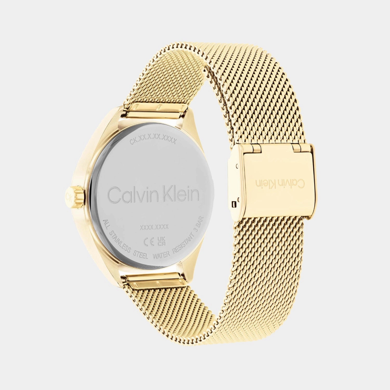 Essentials Women Quartz Gold Dial Analog Stainless Steel Watch 25200195