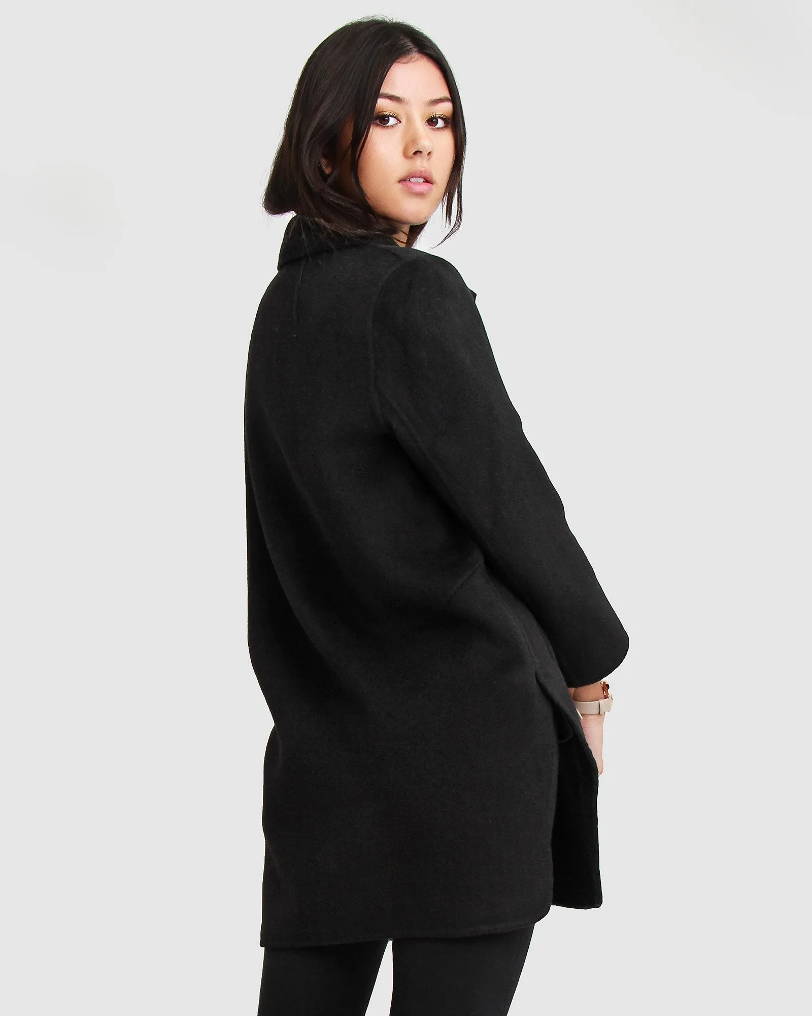Ex-Boyfriend Wool Blend Oversized Jacket
