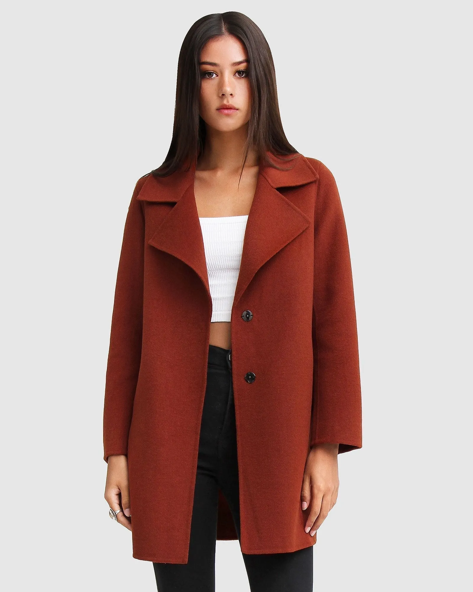 Ex-Boyfriend Wool Blend Oversized Jacket