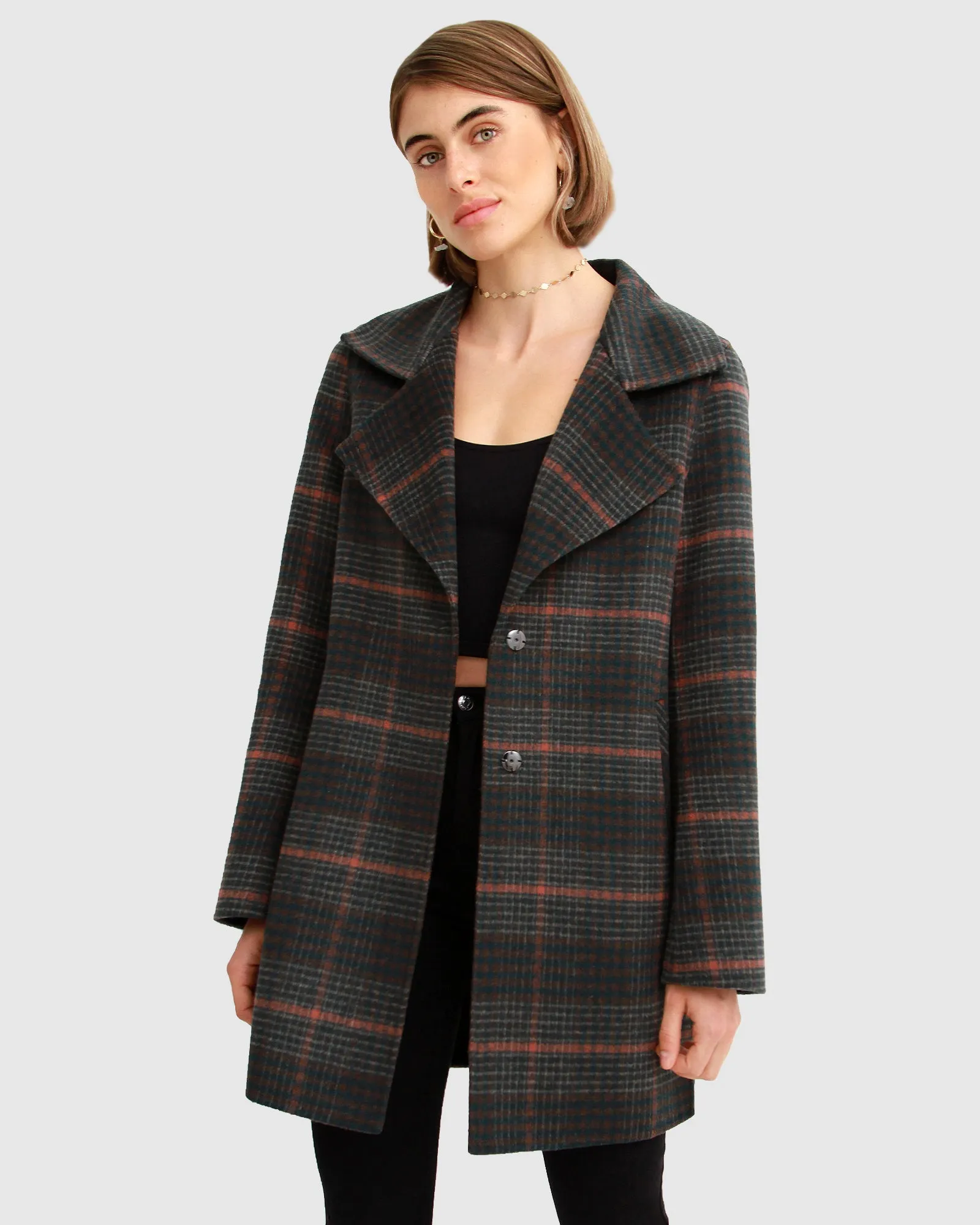 Ex-Boyfriend Wool Blend Oversized Jacket