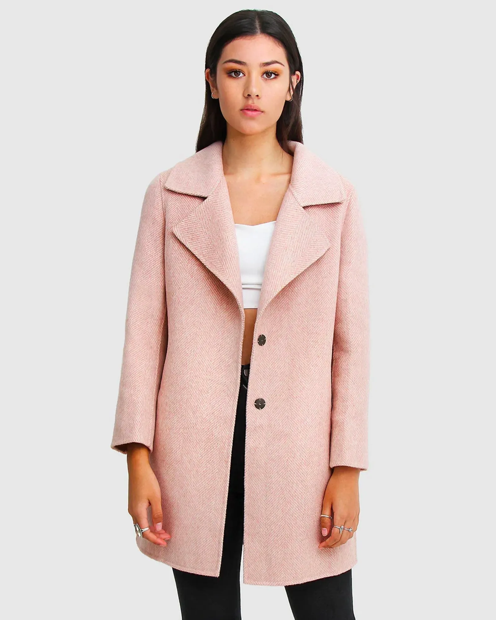 Ex-Boyfriend Wool Blend Oversized Jacket