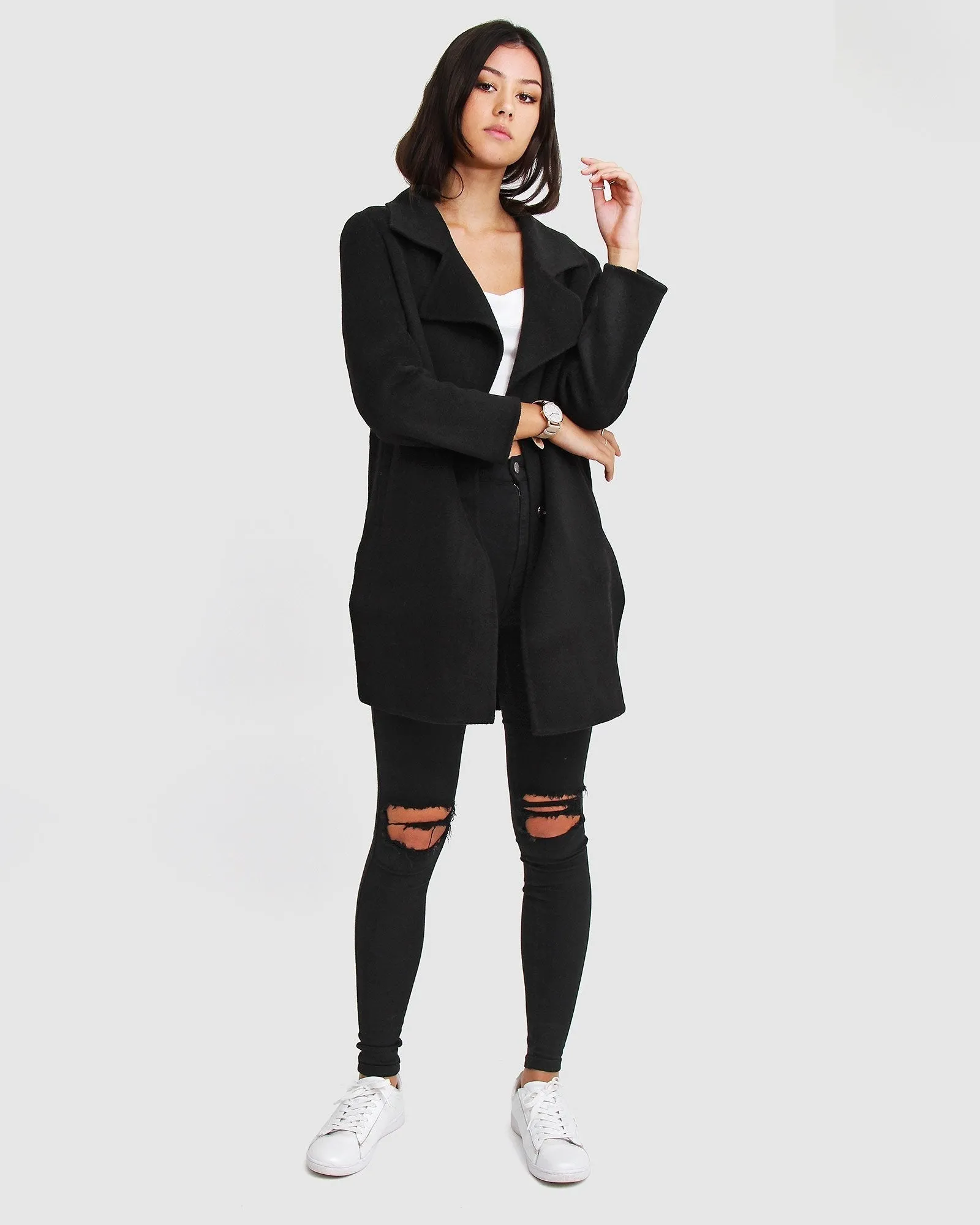 Ex-Boyfriend Wool Blend Oversized Jacket