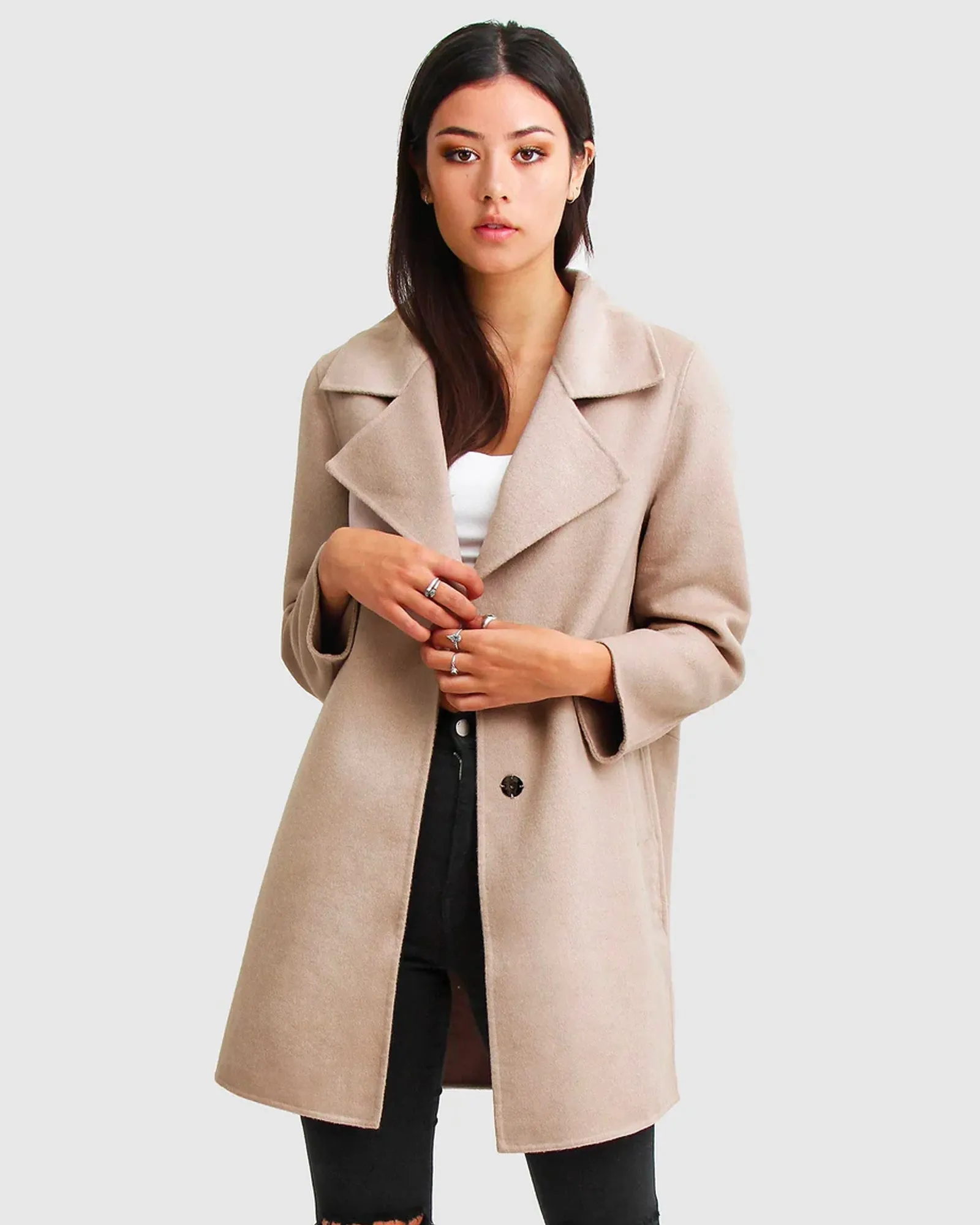 Ex-Boyfriend Wool Blend Oversized Jacket