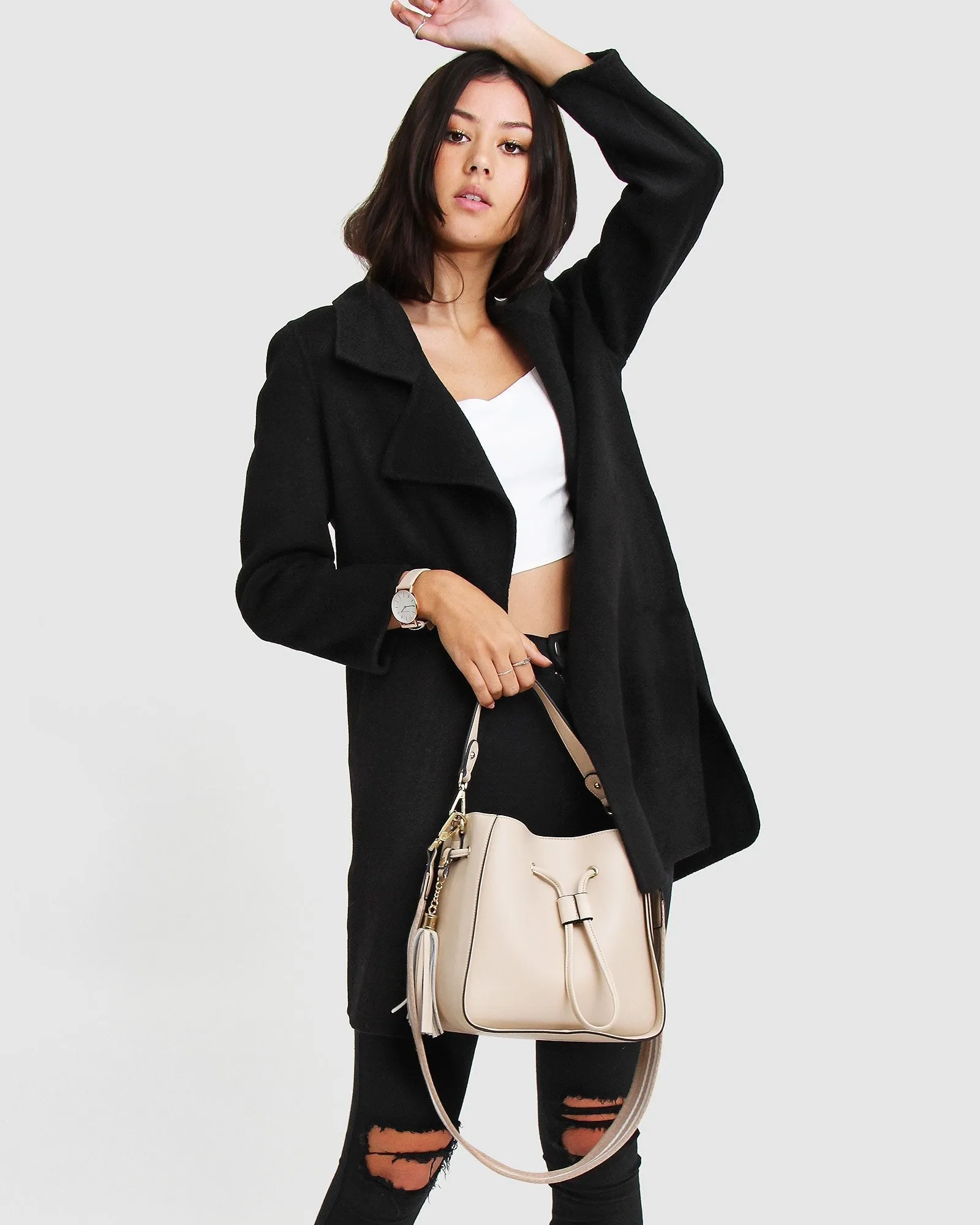 Ex-Boyfriend Wool Blend Oversized Jacket