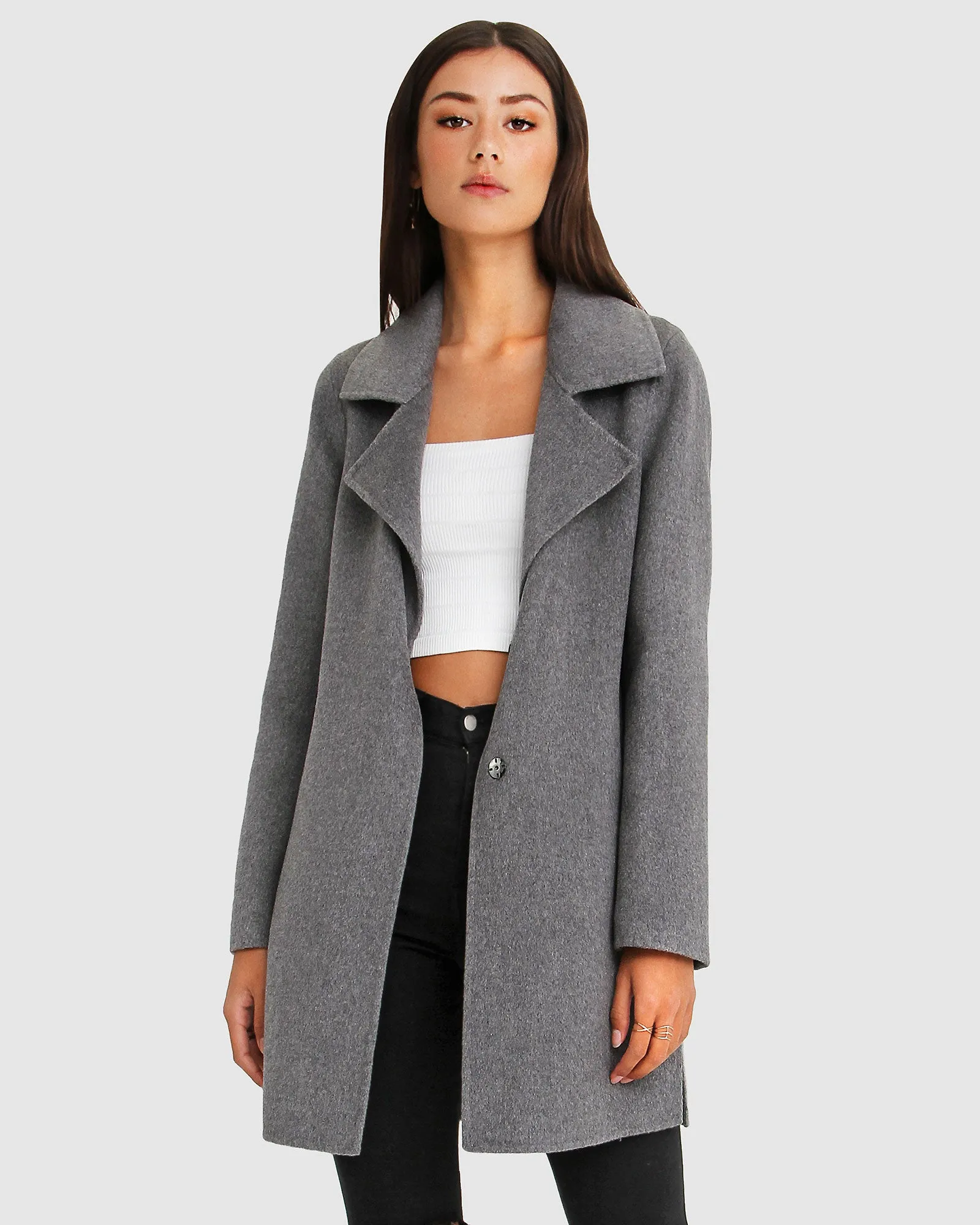 Ex-Boyfriend Wool Blend Oversized Jacket