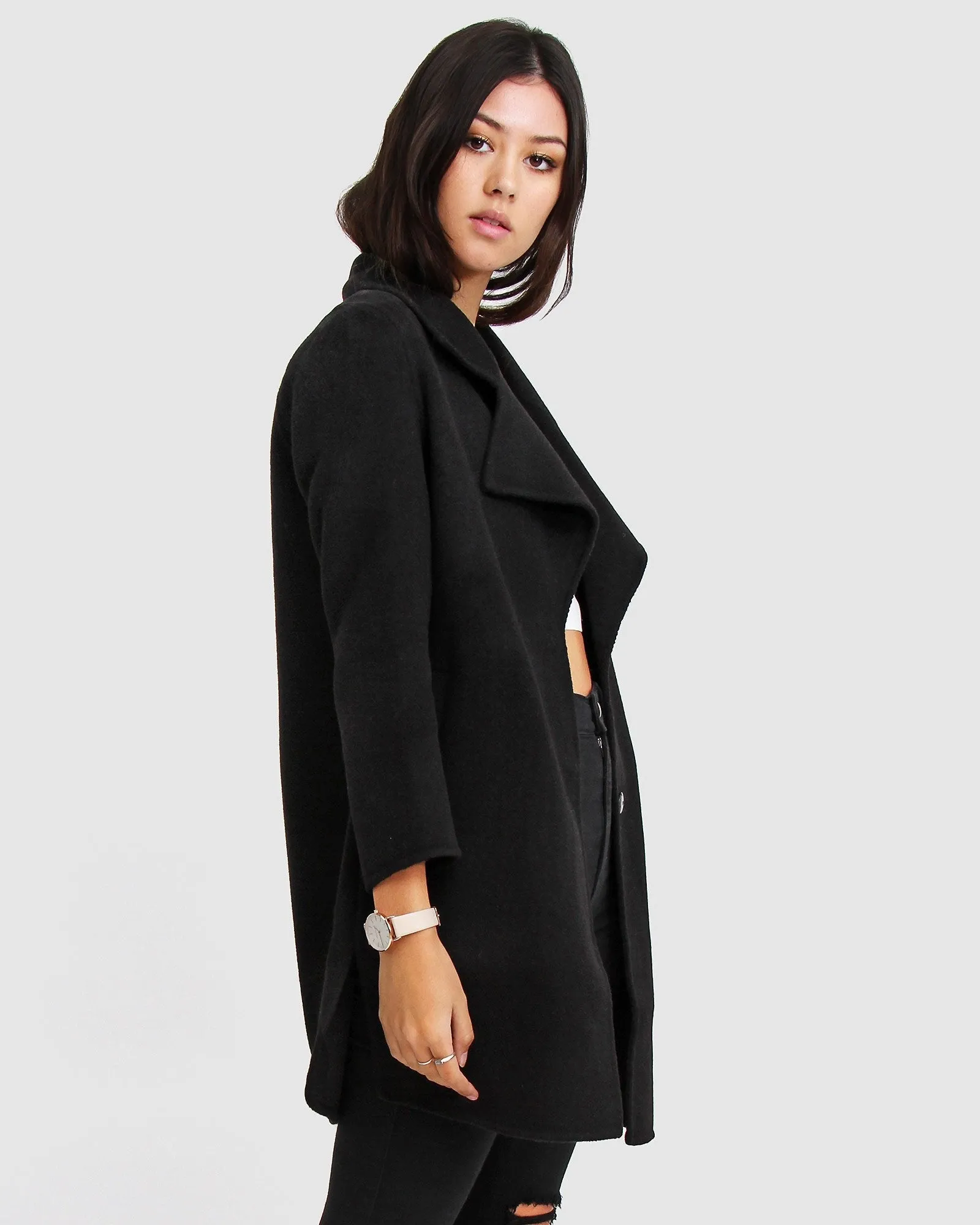 Ex-Boyfriend Wool Blend Oversized Jacket