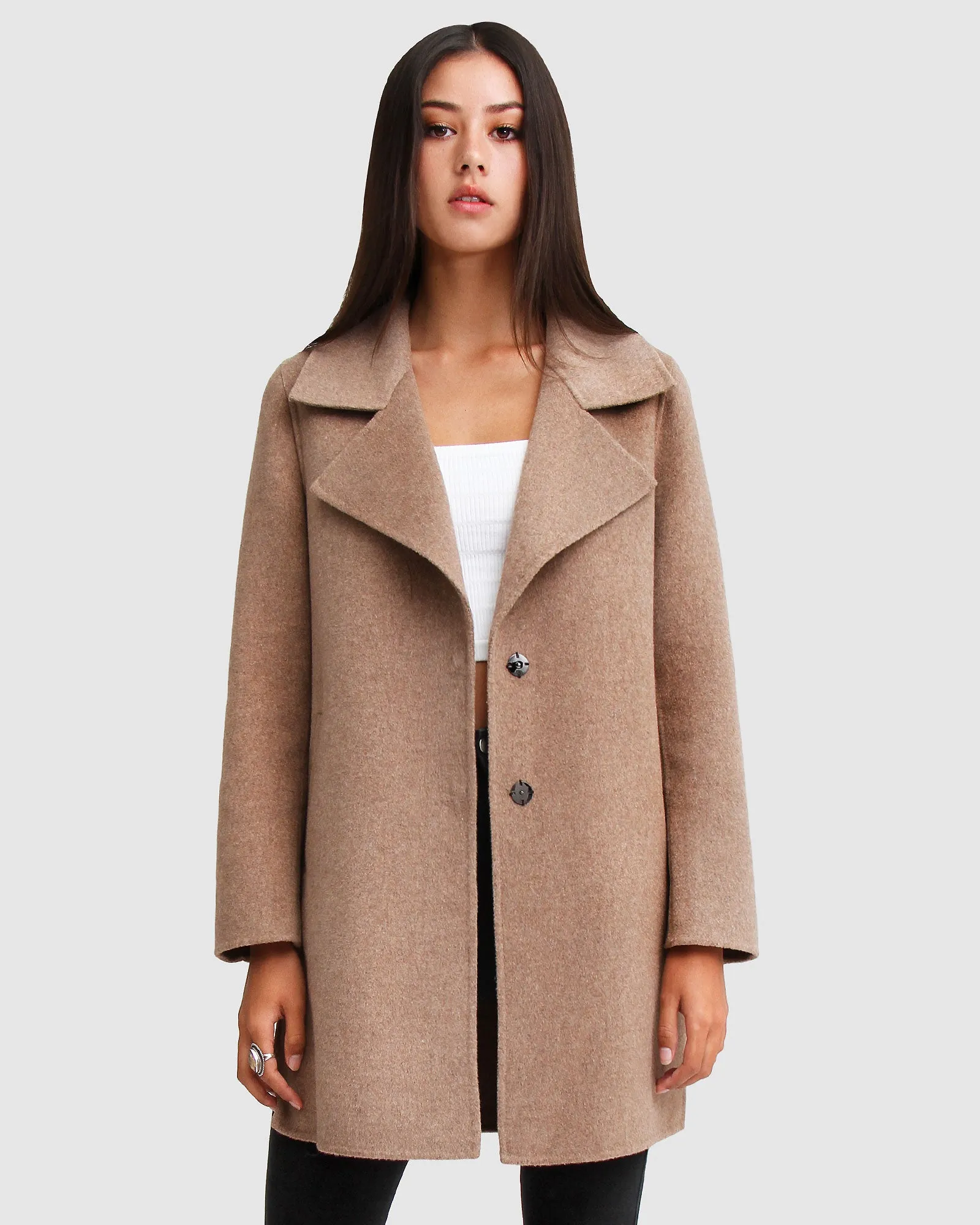Ex-Boyfriend Wool Blend Oversized Jacket