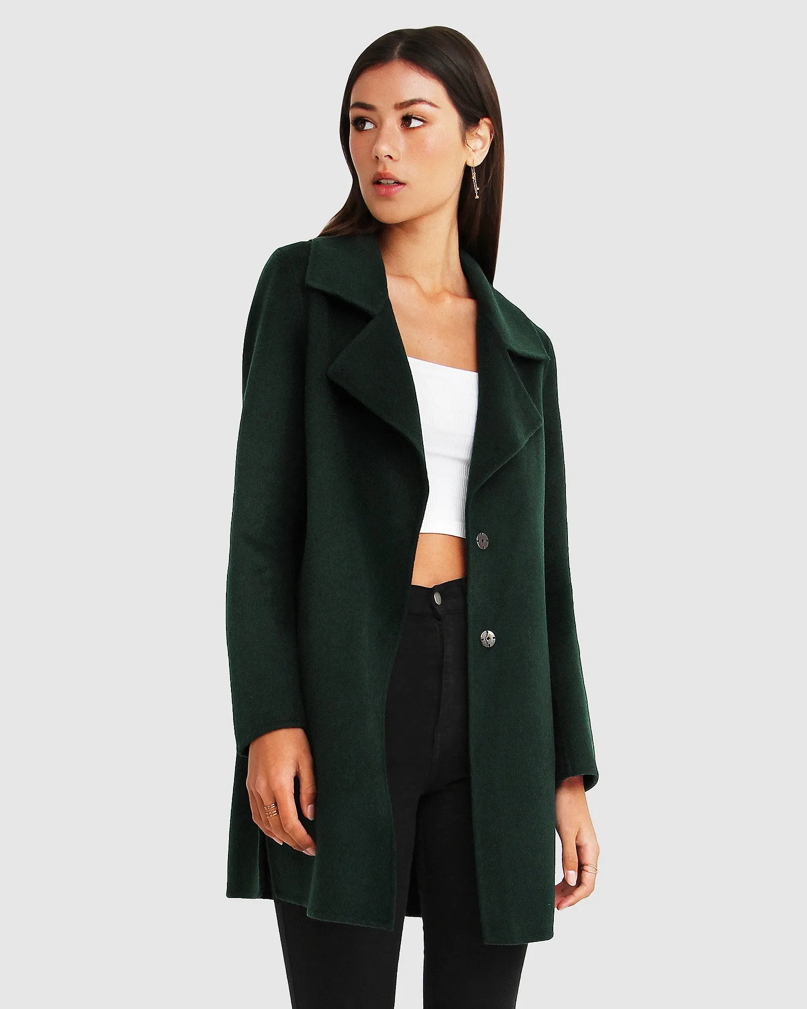Ex-Boyfriend Wool Blend Oversized Jacket