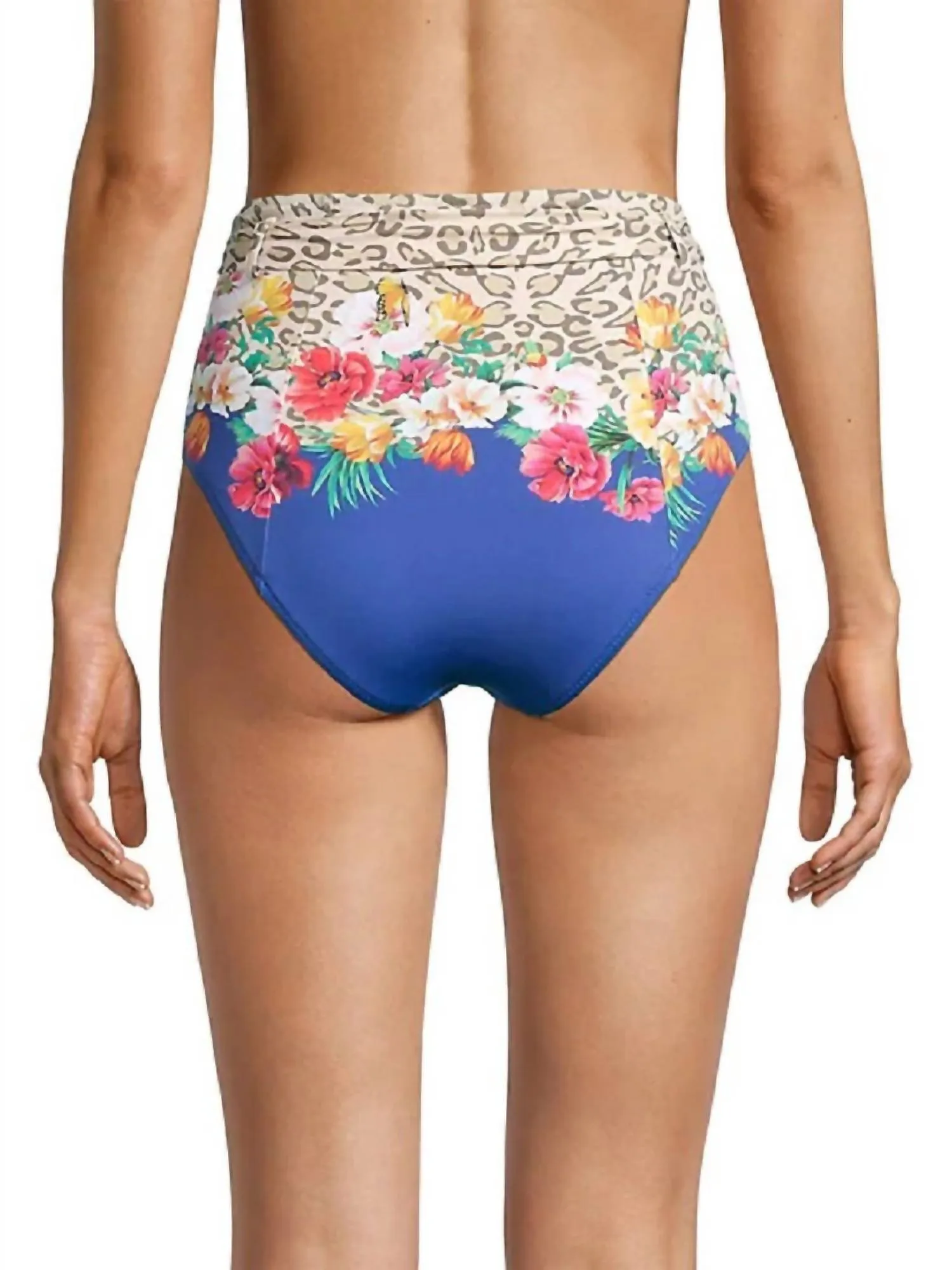 Fae High Waist Tie Up Bottom In Multi