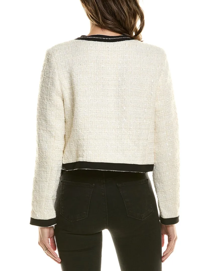 FATE Tweed Wool-Blend Jacket