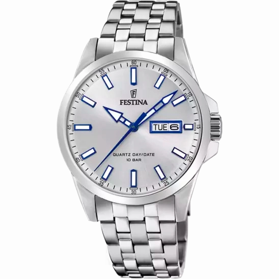 Festina Elegance Silver Steel Wristwatch F20357/1 